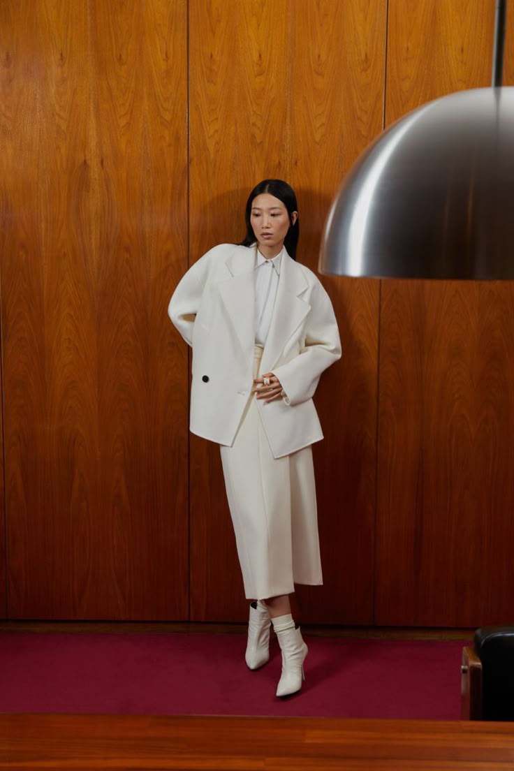Sculpted Wool Blazer