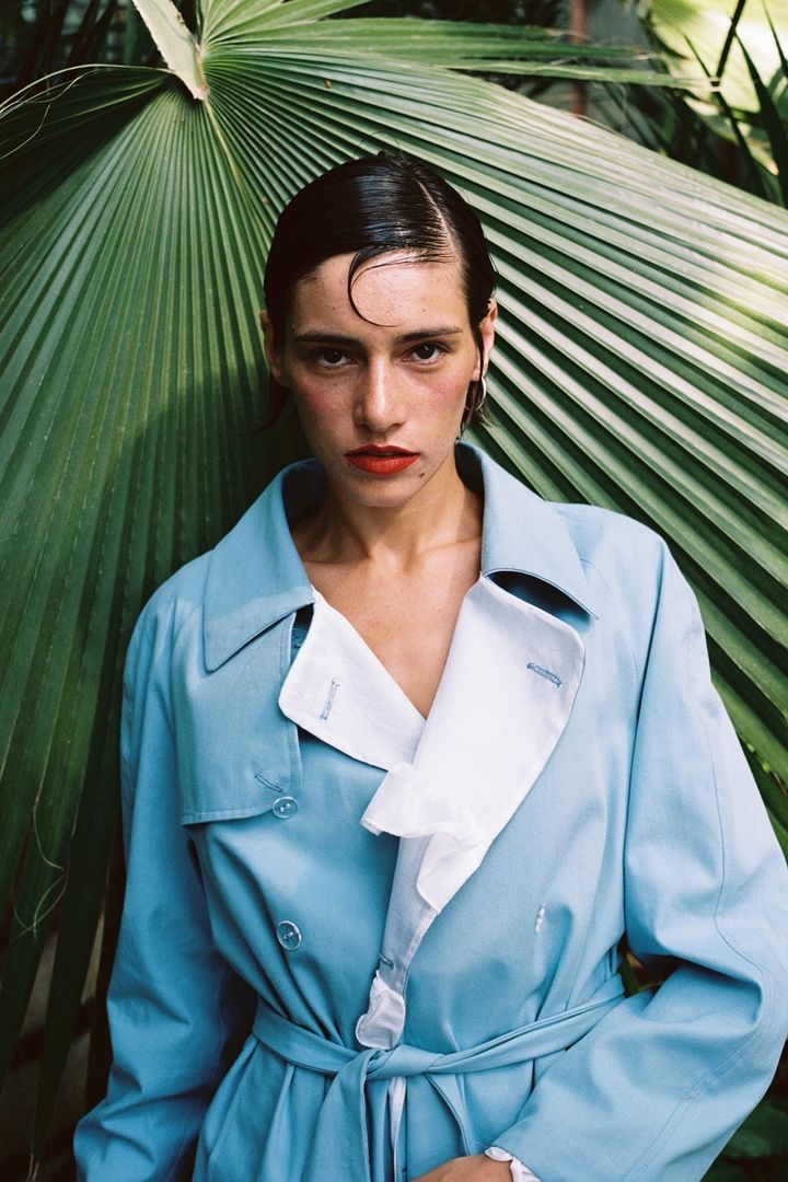 Powder Trench Coat